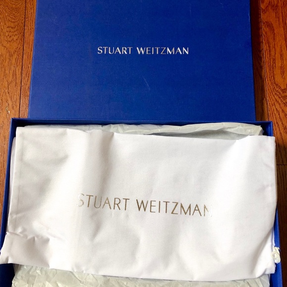 NIB $765 Stuart Weitzman Black Suede Pull Up Boots - Picture 7 of 7